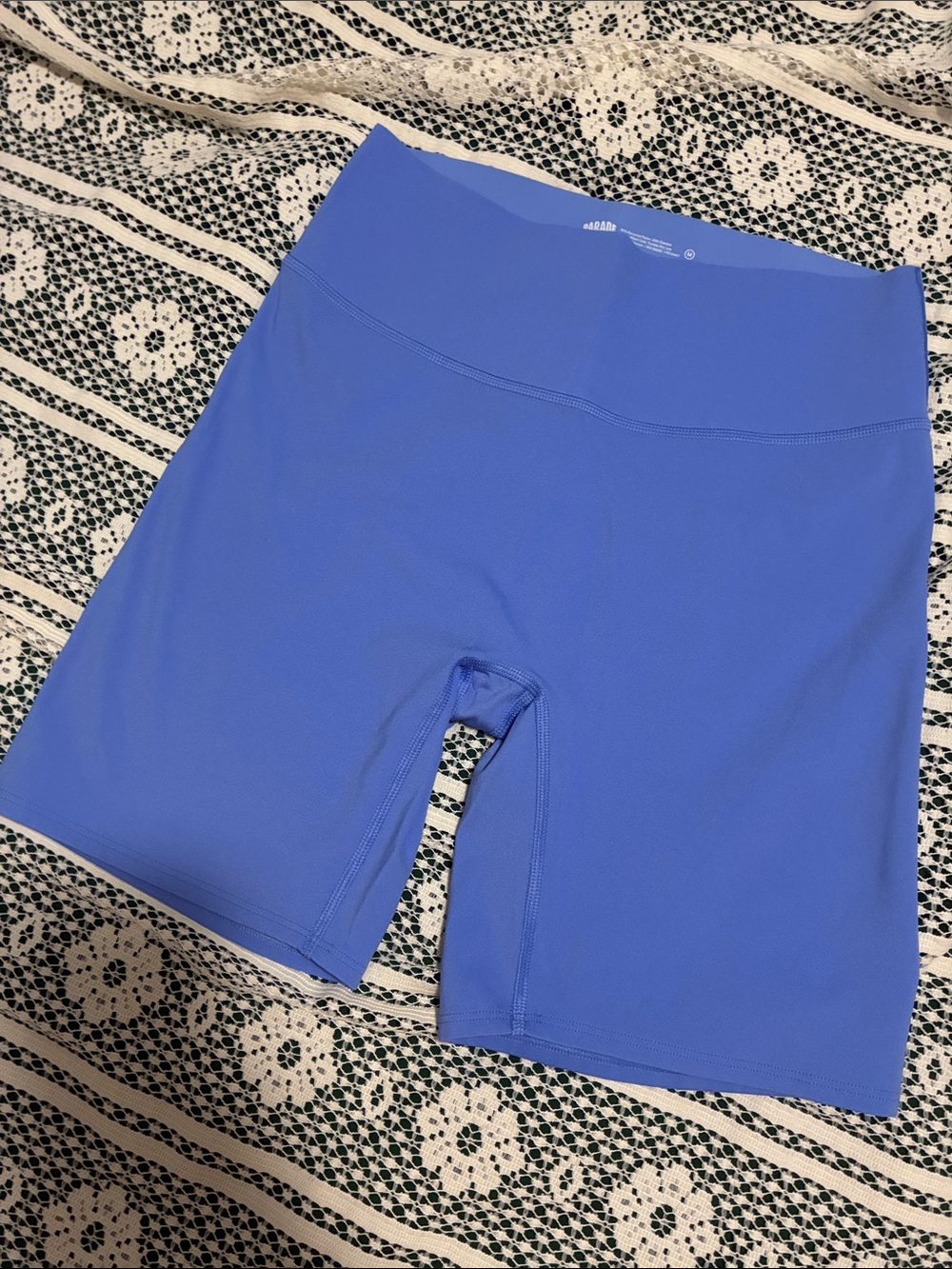 Parade Like New Women’s High-Waist Athletic Bike Shorts in Periwinkle Blue